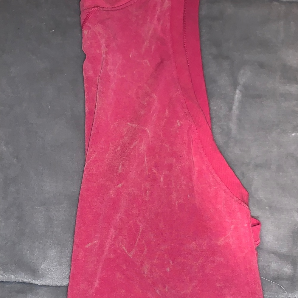 Free People Women's Pink Sleeveless cropped tank Top - Picture 6 of 6